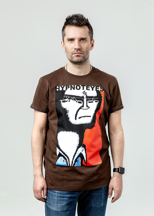 HYPNOTEYES-футболка из хлопка фото, дизайн HYPNOTEYES-футболка из хлопка фото, дизайн